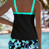 São Paulo | Conjunto de Tankini Elegante em Dois Peças