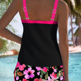São Paulo | Conjunto de Tankini Elegante em Dois Peças