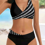 Mona - Bikini Impressão em Tons Quentes