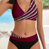 Mona - Bikini Impressão em Tons Quentes